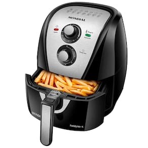 Fritadeira Sem Óleo Air Fryer 4L, Mondial, Preto/Inox, 1500W, 110V – AFN-40-BI